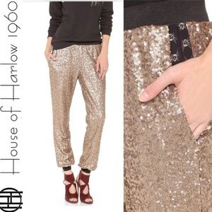 NWT House Of Harlow 1960 Sequin Jagger pant